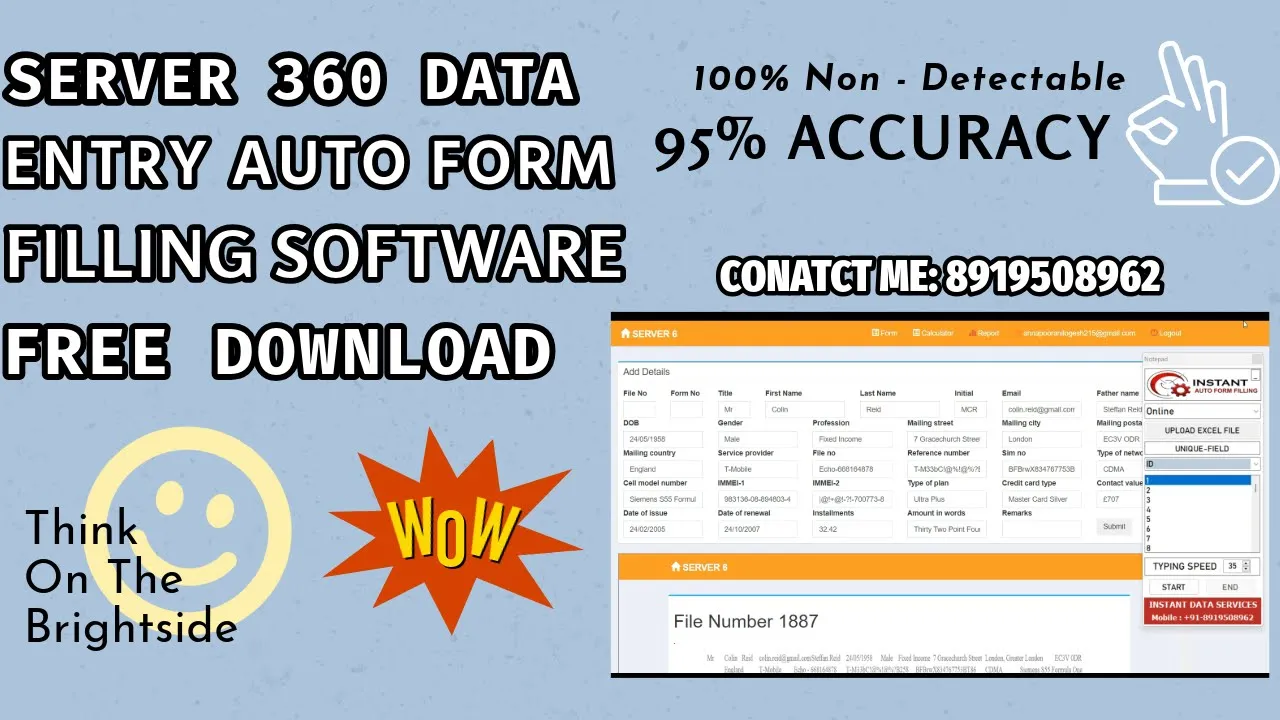 Server 360 For, Filling Auto Typer Software